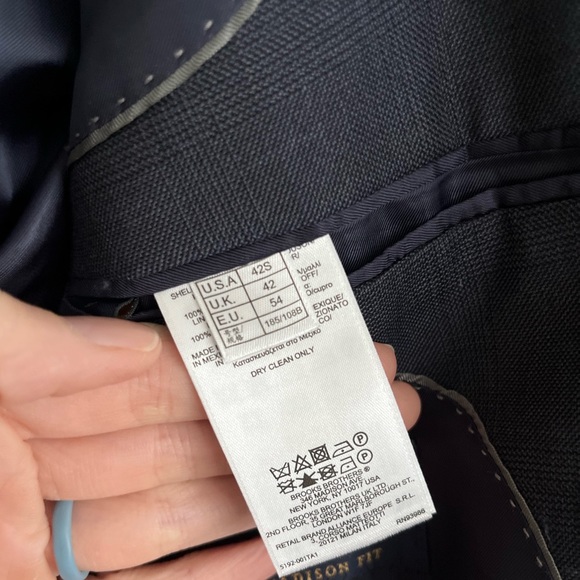 Brooks Brothers 346 Madison Fit Suit Coat / Blazer Wool navy blue - Picture 9 of 16